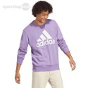 Bluza męska adidas Essentials French Terry Big Logo fioletowa IC9327 Adidas