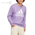 Bluza męska adidas Essentials French Terry Big Logo fioletowa IC9327 Adidas