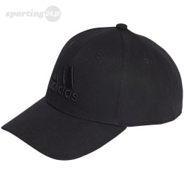 Czapka z daszkiem młodzieżowa adidas Big Tonal Logo Baseball OSFY czarna HZ3045 Adidas