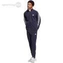 Dres męski adidas Basic 3-Stripes French Terry granatowy IC6765 Adidas