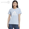 Koszulka damska adidas Loungewear Essentials Logo Tee błękitna IC0637 Adidas