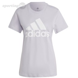 Koszulka damska adidas Loungwear Essentials Logo Tee fioletowa IC0633 Adidas