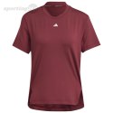 Koszulka damska adidas Versatile Tee bordowa IL1365 Adidas