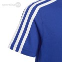 Koszulka dla dzieci adidas Essentials 3-Stripes Cotton Tee niebieska IC0604 Adidas