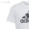 Koszulka dla dzieci adidas Essentials Big Logo Cotton Tee biała IB1670 Adidas