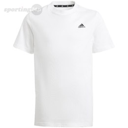 Koszulka dla dzieci adidas Essentials Small Logo Cotton Tee biała IB4093 Adidas