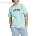 Koszulka męska adidas All SZN Graphic Tee miętowa IC9814 Adidas