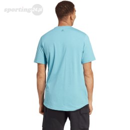 Koszulka męska adidas All SZN Graphic Tee niebieska IC9820 Adidas