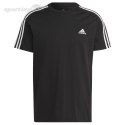 Koszulka męska adidas Essentials Single Jersey 3-Stripes Tee czarna IC9334 Adidas