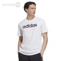 Koszulka męska adidas Essentials Single Jersey Linear Embroidered Logo Tee biała IC9276 Adidas