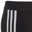 Legginsy dla dzieci adidas Essentials 3-Stripes Cotton Tights czarne IC3623 Adidas