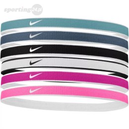 Opaski na włosy Nike Swoosh Sport 6 szt. N1002021412OS Nike