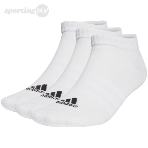 Skarpety adidas Thin and Light Sportswear Low-Cut 3 Pairs białe HT3469 Adidas