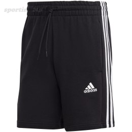 Spodenki męskie adidas Essentials French Terry 3-Stripes czarne IC9435 Adidas