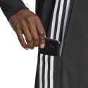 Spodnie męskie adidas Aerorady Essentials Tapered Cuff Woven 3-Stripes czarne IC0041 Adidas