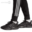 Spodnie męskie adidas Essentials French Terry Tapered Cuff 3-Stripes czarne HA4337 Adidas