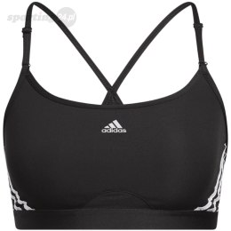 Stanik sportowy adidas Aeroreact Training Light-Support 3-Stripes Bra czarny HC7862 Adidas