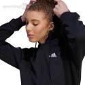 Bluza damska adidas Essentials 3-Stripes Full-Zip Fleece czarna HZ5743 Adidas