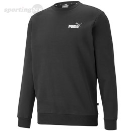 Bluza męska Puma ESS+ 2 Col Small Logo Crew FL czarna 674472 61 Puma