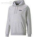 Bluza męska Puma ESS+ 2 Col Small Logo Hoodie FL szara 674471 04 Puma