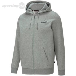 Bluza męska Puma ESS Small Logo FZ Hoodie FL szary 586702 03 Puma