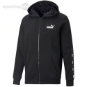 Bluza męska Puma ESS+ Tape Full-Zip Hoodie FL czarna 670270 01 Puma