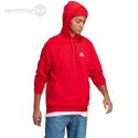 Bluza męska adidas Essentials Fleece Hoodie czerwona H47018 Adidas