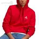 Bluza męska adidas Essentials Fleece Hoodie czerwona H47018 Adidas