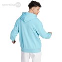 Bluza męska adidas Essentials French Terry Big Logo Hoodie błękitna IJ8588 Adidas