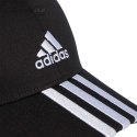 Czapka z daszkiem adidas Baseball 3-Stripes Cotton Twill Baseball czarna IB3242 Adidas