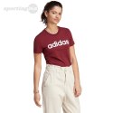 Koszulka damska adidas Loungewear Essentials Slim Logo Tee bordowa IM2829 Adidas