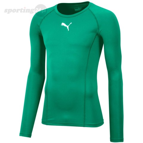 Koszulka męska Puma Liga Baselayer Tee LS zielona 655920 05 Puma