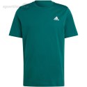 Koszulka męska adidas Essentials Single Jersey Embroidered Small Logo Tee zielona IJ6111 Adidas