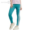 Legginsy damskie adidas Essentials 3-Stripes High-Waisted Single niebieskie IL3378 Adidas