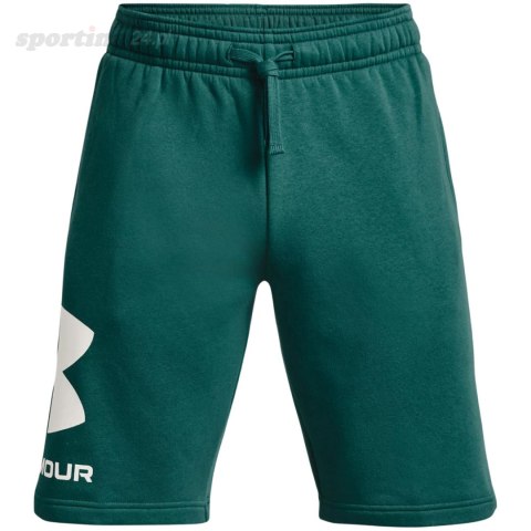 Spodenki męskie Under Armour Rival FLC Big Logo Shorts zielone 1357118 722 Under Armour