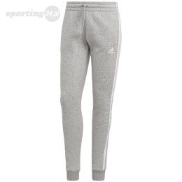 Spodnie damskie adidas Essentials 3-Stripes Fleece szare IL3282 Adidas