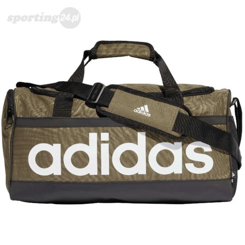 Torba adidas Essentials Linear Duffel Medium zielona HR5350 Adidas