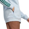 Bluza męska adidas Essentials Fleece 3-Stripes Full-Zip błękitna IJ8932 Adidas