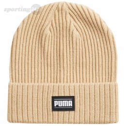 Czapka Puma Ribbed Classic Cuff Beanie beżowa 024038 07 Puma