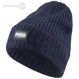 Czapka Puma Ribbed Classic Cuff Beanie granatowa 024038 02 Puma