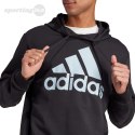 Dres męski adidas Big Logo Terry Track Suit czarny IJ8555 Adidas