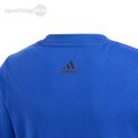 Koszulka dla dzieci adidas Essentials Linear Logo Cotton Tee niebieska IB4090 Adidas