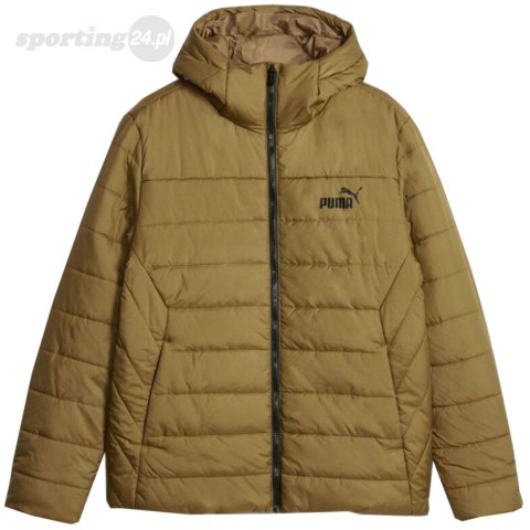 Kurtka męska Puma ESS Hooded Padded brązowa 848938 93 Puma