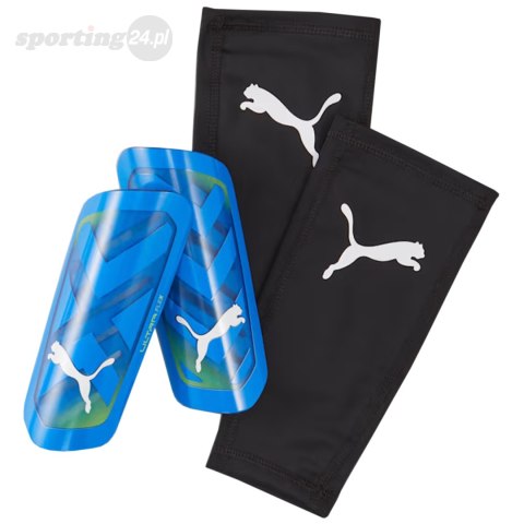 Ochraniacze piłkarskie Puma Ultra Flex Sleeve niebieskie 030871 06 Puma