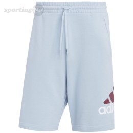 Spodenki męskie adidas Essentials Big Logo French Terry błękitne IJ8563 Adidas