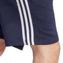 Spodenki męskie adidas Essentials Fleece 3-Stripes Shorts granatowe IJ6484 Adidas