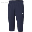 Spodnie męskie Puma teamLIGA Training 3/4 Pants granatowe 657271 06 Puma