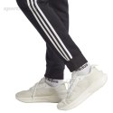 Spodnie męskie adidas Essentials Fleece 3-Stripes Tapered Cuff czarne IB4030 Adidas