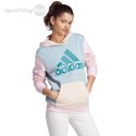 Bluza damska adidas Essentials Logo Boyfriend Fleece różowo-niebieska IM0267 Adidas