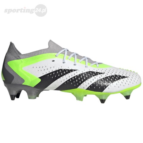 Buty piłkarskie adidas Predator Accuracy.1 Low SG biało-zielone IF2292 Adidas